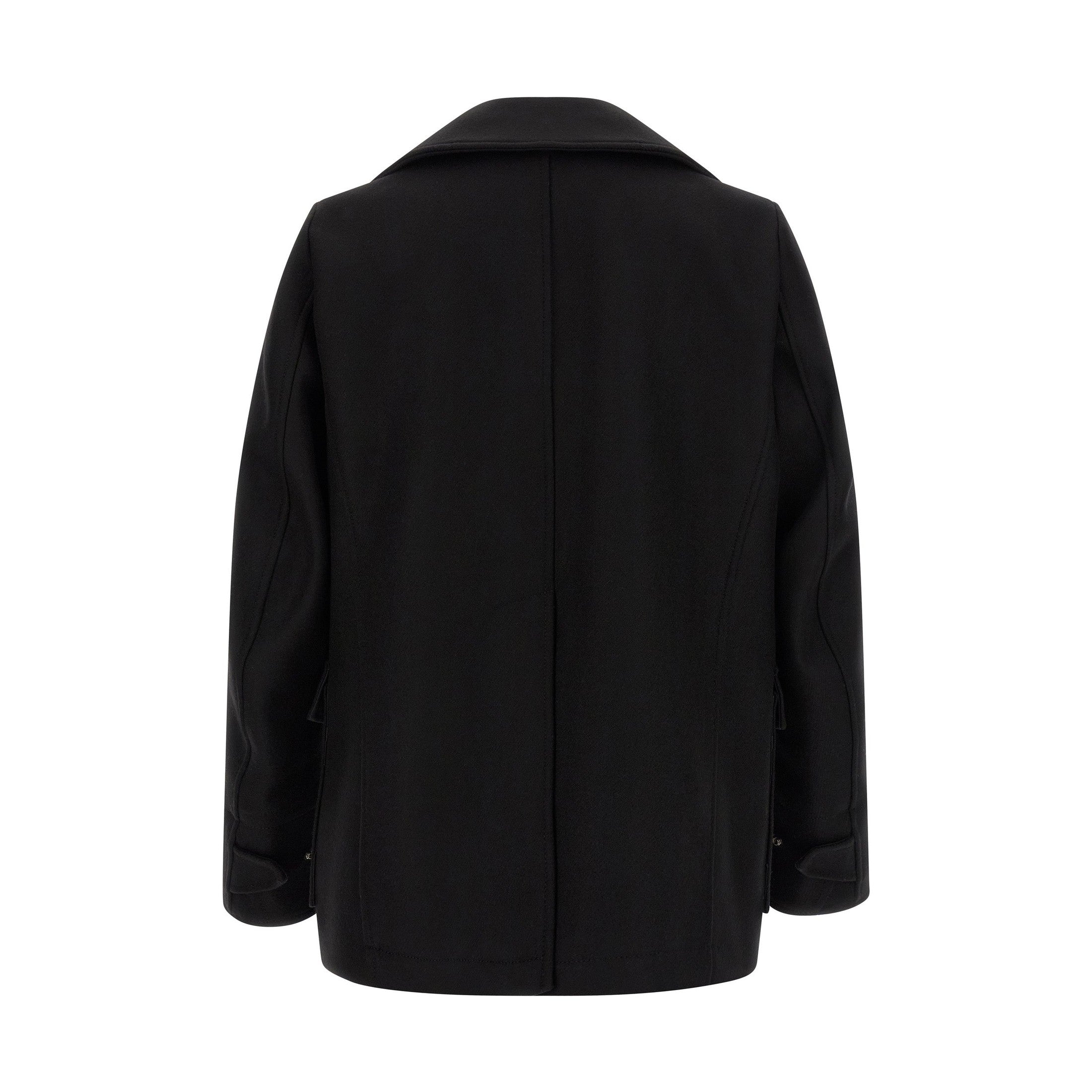 Dsquared² Black Wool Coat