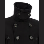 Dsquared² Black Wool Coat