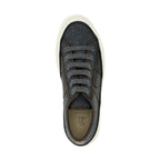 Brunello Cucinelli Gray Virgin Wool Low Top Sneakers