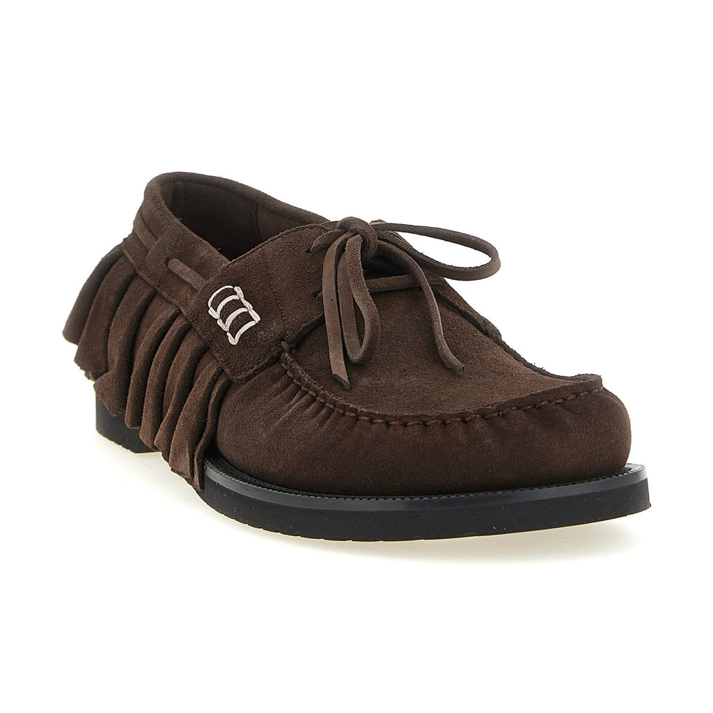 J.W.Anderson Brown Suede Leather Moccassin