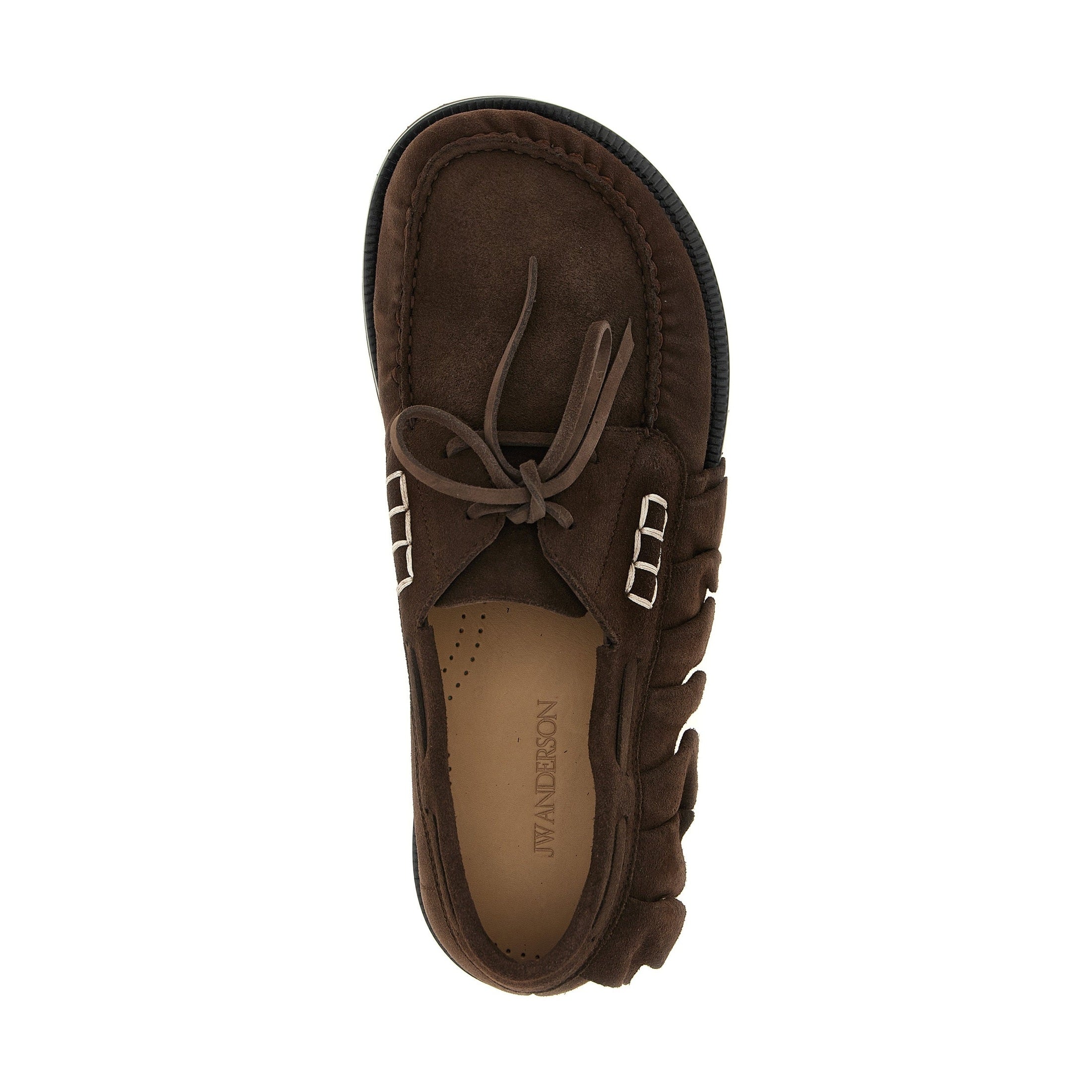 J.W.Anderson Brown Suede Leather Moccassin