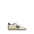 Golden Goose White Calf Leather Bos Taurus Low Top Sneakers