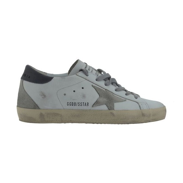 Golden Goose White Goatskin Low Top Sneakers