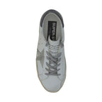 Golden Goose White Goatskin Low Top Sneakers