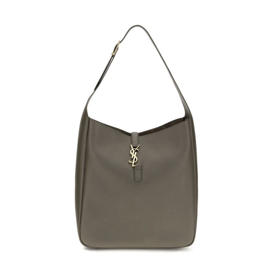Saint Laurent Bicolor Calf Leather Bos Taurus Shoulder Bag