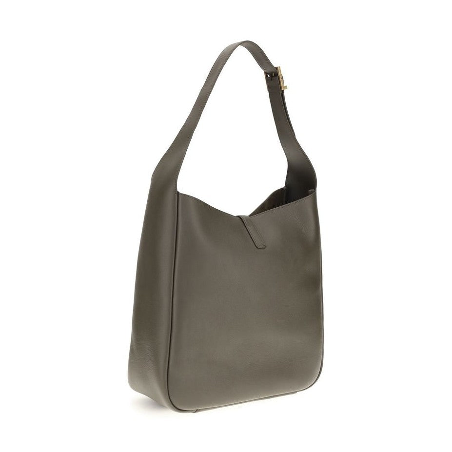 Saint Laurent Bicolor Calf Leather Bos Taurus Shoulder Bag