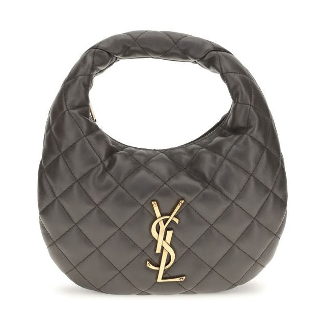 Saint Laurent Gray Lamb Ovis Aries Aries Shoulder Bag