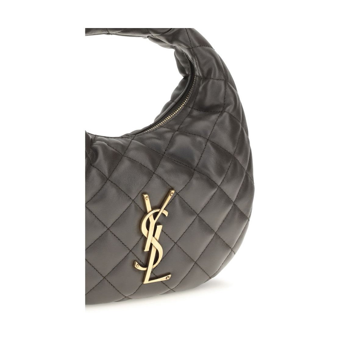 Saint Laurent Gray Lamb Ovis Aries Aries Shoulder Bag