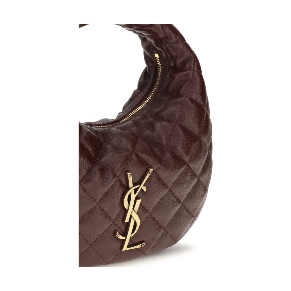 Saint Laurent Brown Lamb Ovis Aries Aries Shoulder Bag
