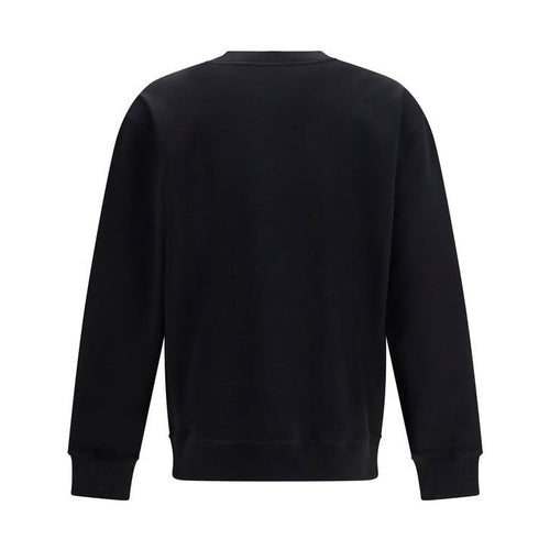 Balmain Black Cotton Sweatshirt