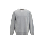 Balmain Gray Cotton Sweatshirt