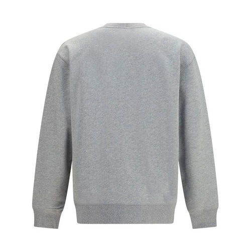 Balmain Gray Cotton Sweatshirt