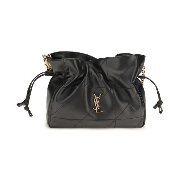 Saint Laurent Black Lamb Ovis Aries Aries Shoulder Bag