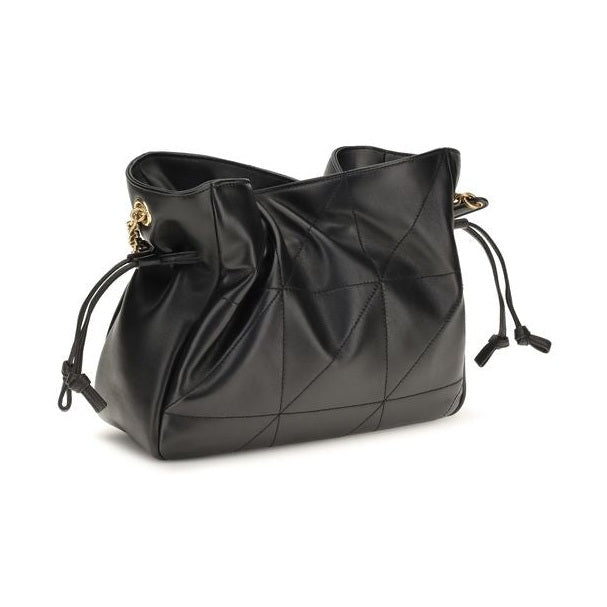 Saint Laurent Black Lamb Ovis Aries Aries Shoulder Bag