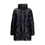 Herno Black Goose Down Full-Length Jacket