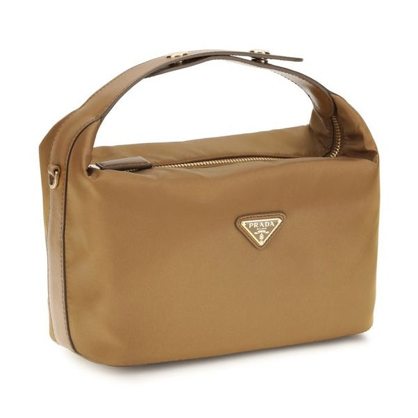 Prada Beige Recycled Polyamide Shoulder Bag