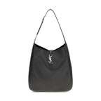 Saint Laurent Black Calf Leather Bos Taurus Shoulder Bag