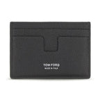 Tom Ford Black Calf Leather Bos Taurus Wallet