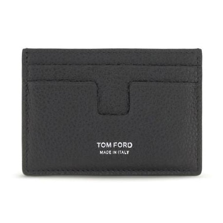 Tom Ford Black Calf Leather Bos Taurus Wallet