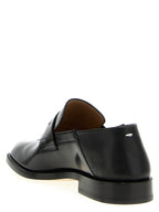 Maison Margiela Black Calfskin Slip-On Loafers