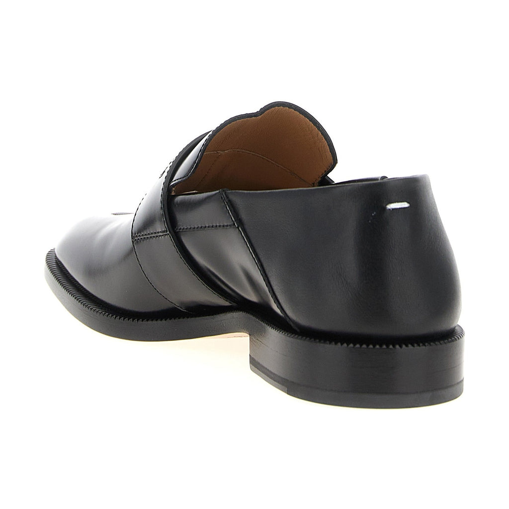 Maison Margiela Black Calfskin Slip-On Loafers