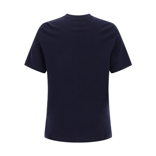 Brunello Cucinelli Blue Cotton T-Shirt