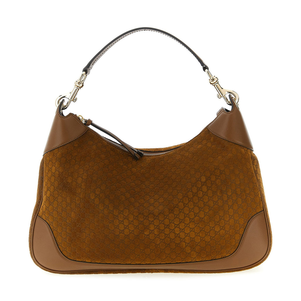Gucci Brown Calfskin Shoulder Bag