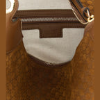 Gucci Brown Calfskin Shoulder Bag