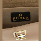 Furla Beige Calfskin Crossbody Bag