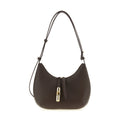 Furla Brown Calfskin Shoulder Bag