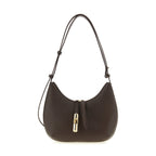 Furla Brown Calfskin Shoulder Bag