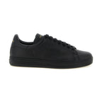 Tom Ford Black Leather Low Top Sneakers