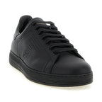 Tom Ford Black Leather Low Top Sneakers