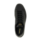 Tom Ford Black Leather Low Top Sneakers