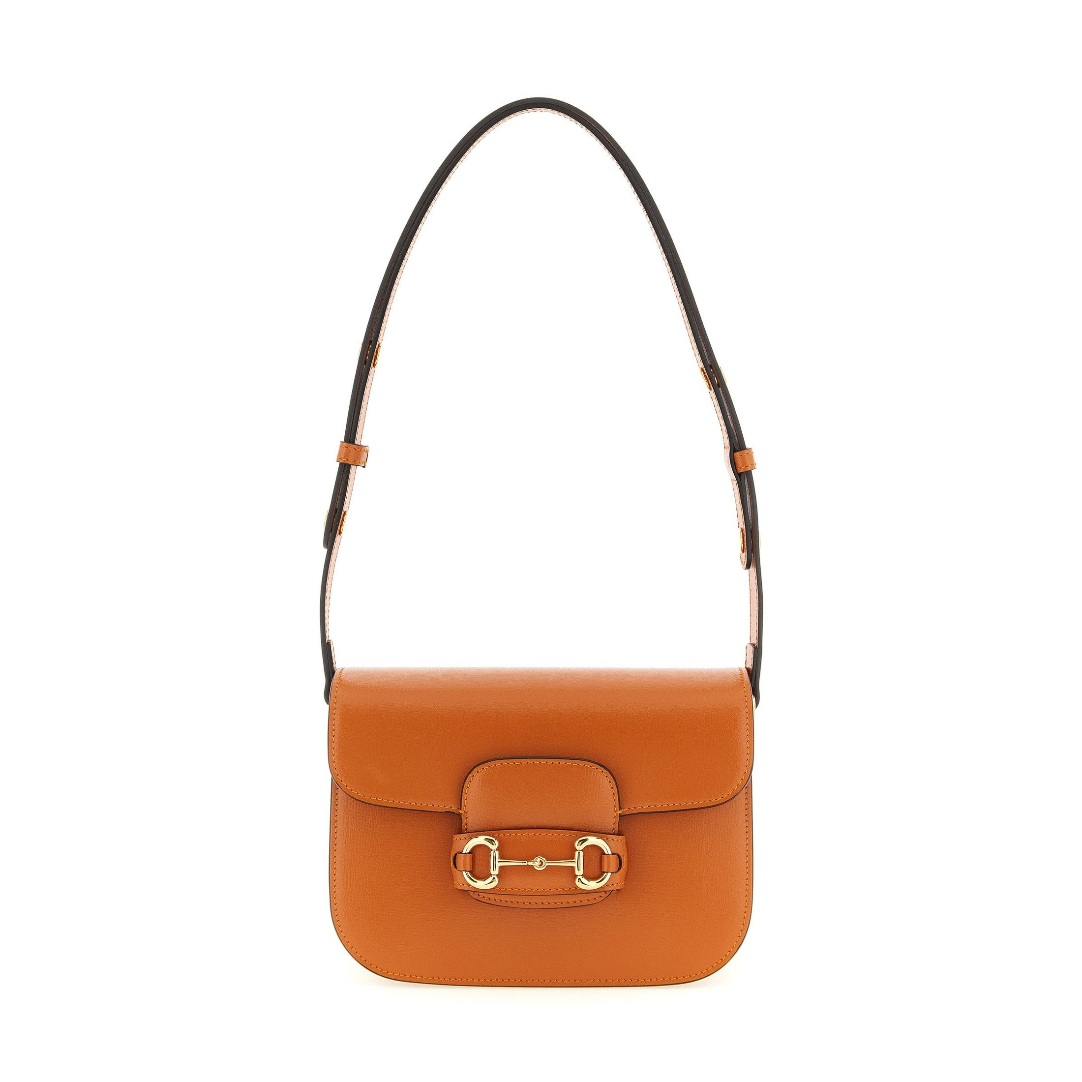 Gucci Orange Calfskin Shoulder Bag