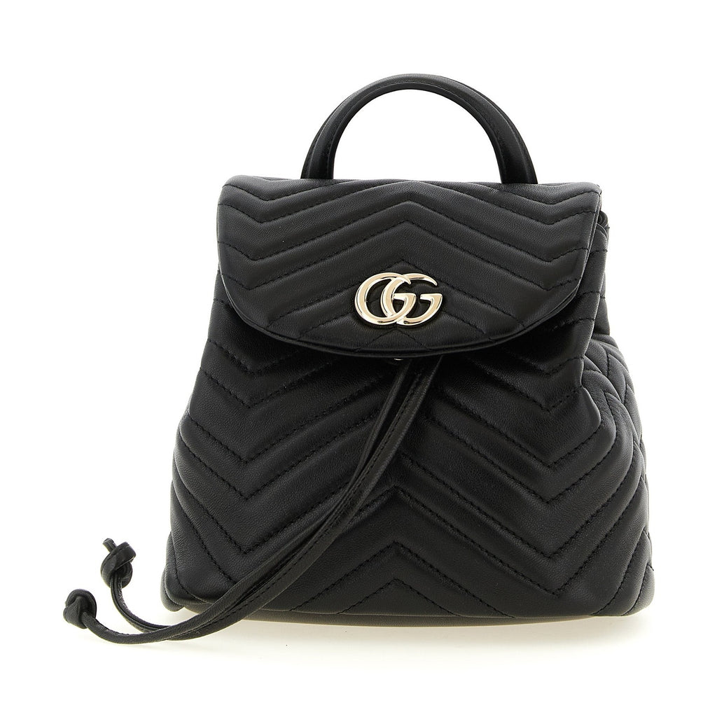 Gucci Black Lamb Leather Backpack