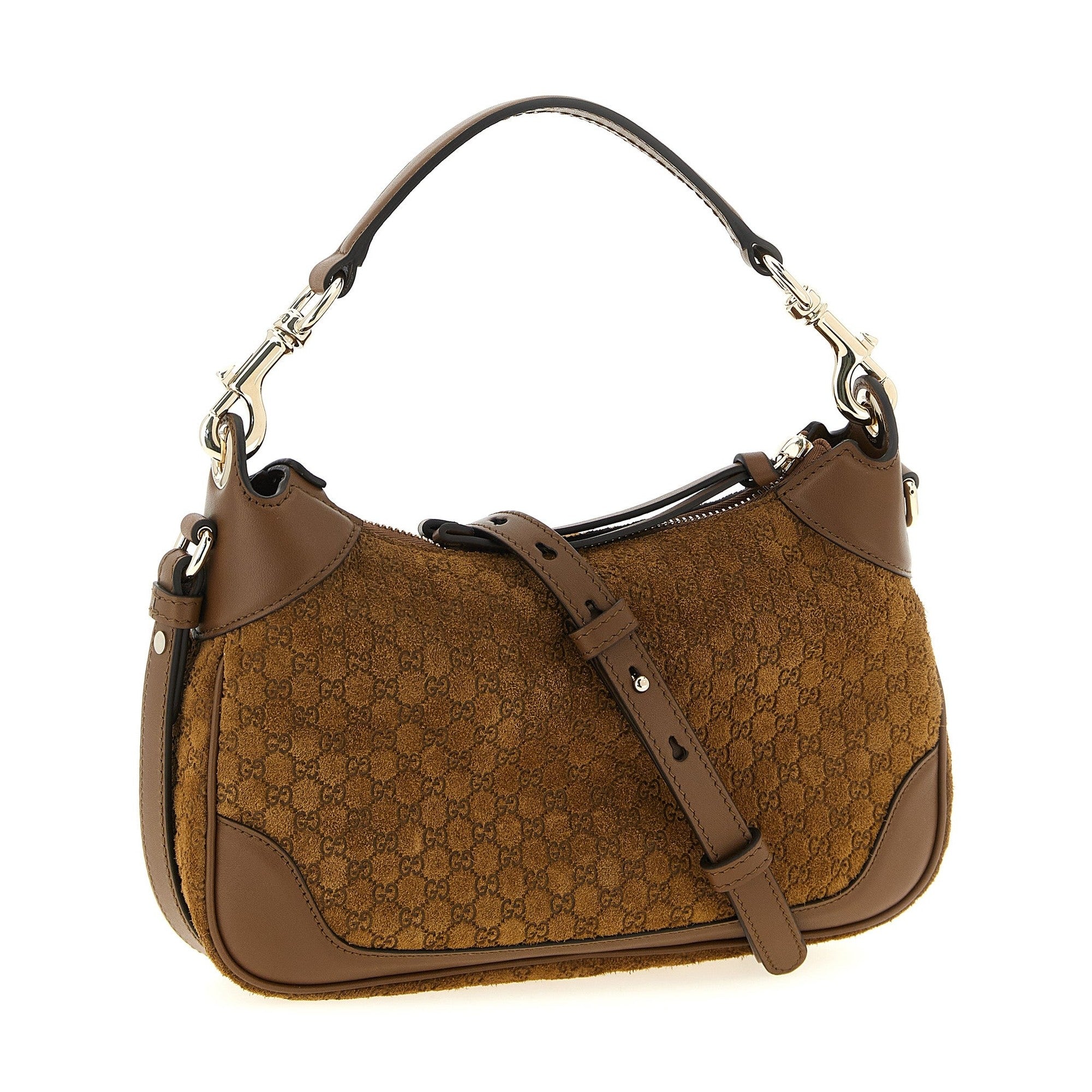 Gucci Brown Calfskin Shoulder Bag