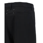 Maison Margiela Black Cotton Bermuda Shorts