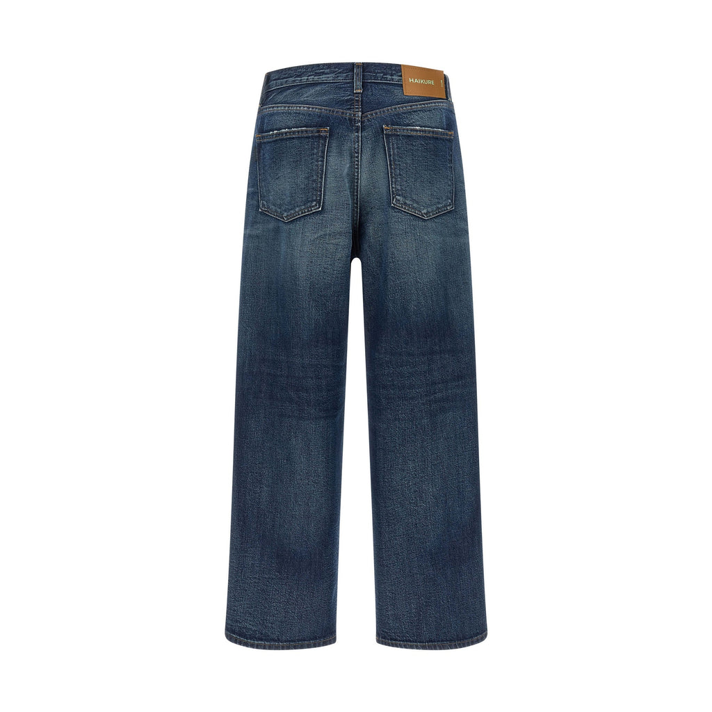 Haikure Blue Cotton Jeans Denim