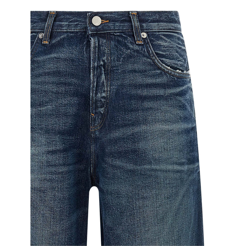 Haikure Blue Cotton Jeans Denim