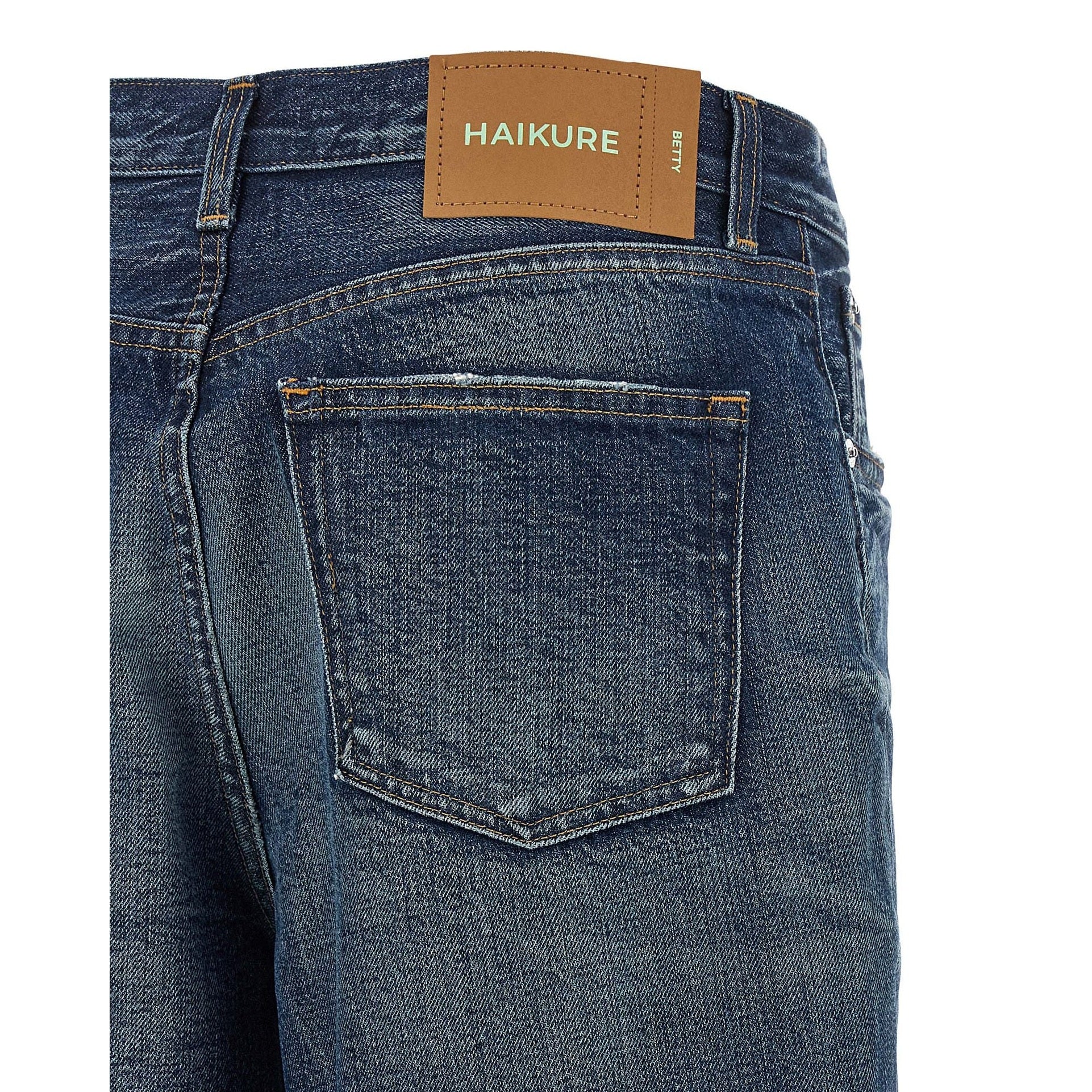 Haikure Blue Cotton Jeans Denim