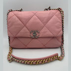 Chanel CHANEL 19 Medium Pink Handbag