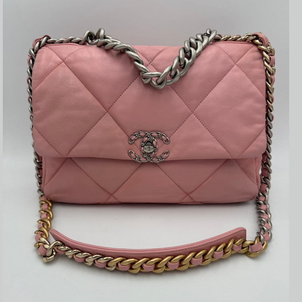 Chanel CHANEL 19 Medium Pink Handbag