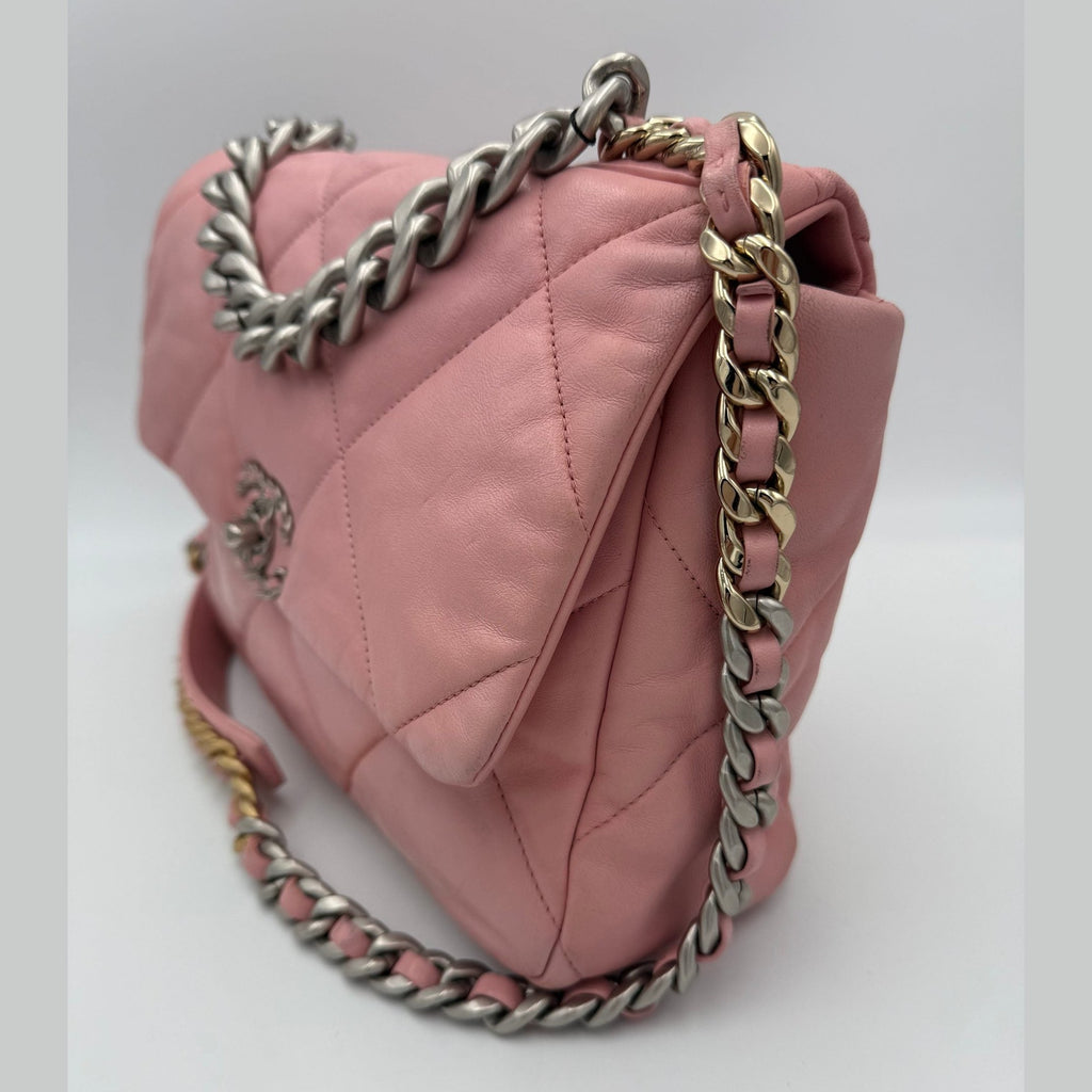 Chanel CHANEL 19 Medium Pink Handbag