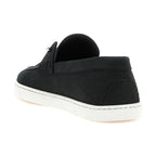 Black Calfskin Slip-On Loafers