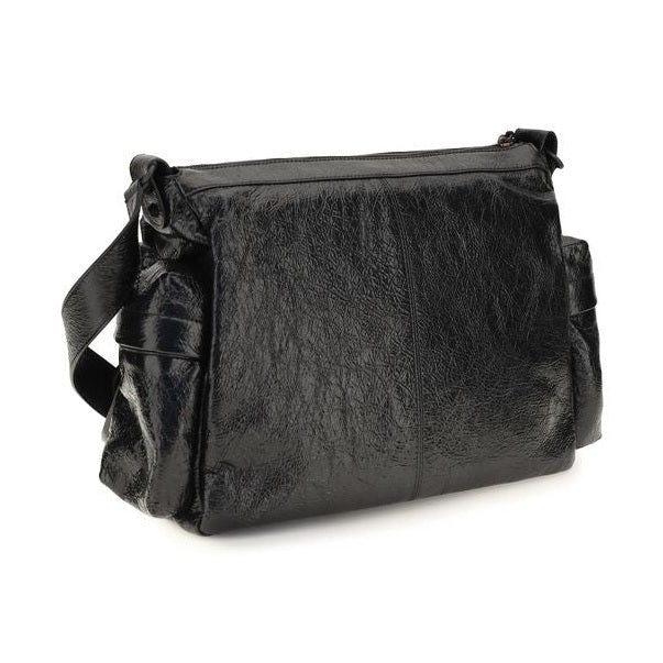 Balenciaga Black Lamb Ovis Aries Aries Shoulder Bag