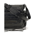 Balenciaga Black Lamb Ovis Aries Aries Shoulder Bag