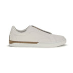 Fendi White Calf Leather Bos Taurus Low Top Sneakers