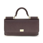 Dolce & Gabbana Brown Calf Leather Bos Taurus Shoulder Bag