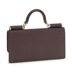 Dolce & Gabbana Brown Calf Leather Bos Taurus Shoulder Bag